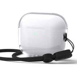 Θήκη AirPods Pro 3rd Gen Elago Clear Strap Case Διάφανη Σιλικόνης με Λουράκι Χειρός - Clear (EAPP3CL-STRAP-TR)