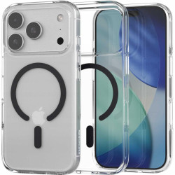 Θήκη iPhone 17 Pro Max Spacecase Clear MagSafe Σκληρή Διάφανη με MagSafe - Black (5905719131029)