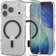 Θήκη iPhone 17 Pro Max Spacecase Clear MagSafe Σκληρή Διάφανη με MagSafe - Black (5905719131029)