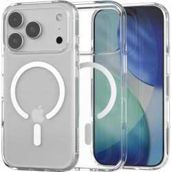 Θήκη iPhone 17 Pro Max Spacecase Clear MagSafe Σκληρή Διάφανη με MagSafe - White (5905719131012)