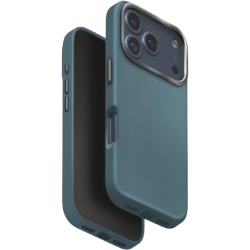Θήκη iPhone 17 Pro Uniq Lyden Ανθεκτική με MagSafe από Premium Vegan Δέρμα & Μεταλλικό Πλαίσιο Κάμερας - Ash Blue (UNIQ-IP6.3P(2025)-LYDMABLU)