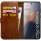 Θήκη Motorola Edge 60 Fusion Rosso Element PU Πορτοφόλι - Brown (8719246480980)