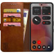 Θήκη Nothing Phone 3a Pro Rosso Element PU Πορτοφόλι - Brown (8719246479342)