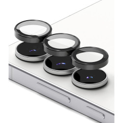Tempered Glass Samsung Galaxy S25 FE Ringke Camera Lens Frame Glass Αντιχαρακτικό Γυαλί Προστασίας για Φακό Κάμερας 2 Τεμάχια - Black (8800293859703)