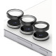Tempered Glass Samsung Galaxy S25 FE Ringke Camera Lens Frame Glass Αντιχαρακτικό Γυαλί Προστασίας για Φακό Κάμερας 2 Τεμάχια - Black (8800293859703)