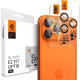 Tempered Glass iPhone 17 Pro / 17 Pro Max / 16 Pro / 16 Pro Max / 15 Pro / 15 Pro Max / 14 Pro / 14 Pro Max Spigen GLAS.tR EZ Fit OPTIK Pro Camera Lens Protector Αντιχαρακτικό Γυαλί Προστασίας για Φακό Κάμερας 2 Τεμάχια - Orange (AGL10123)