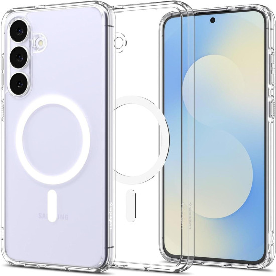 Θήκη Samsung Galaxy S25 FE Spigen Ultra Hybrid MagFit Σκληρή με MagSafe - Clear / White (ACS10027)
