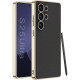 Θήκη Samsung Galaxy S25 Ultra Bodycell Plating Leather Backcover Σκληρή με TPU Bumper - Black (5206015084065)
