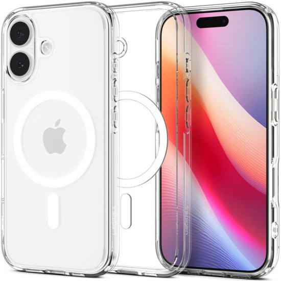 Θήκη iPhone 17 Spigen Ultra Hybrid MagFit Ανθεκτική Σκληρή με MagSafe - Clear / White (ACS10380)