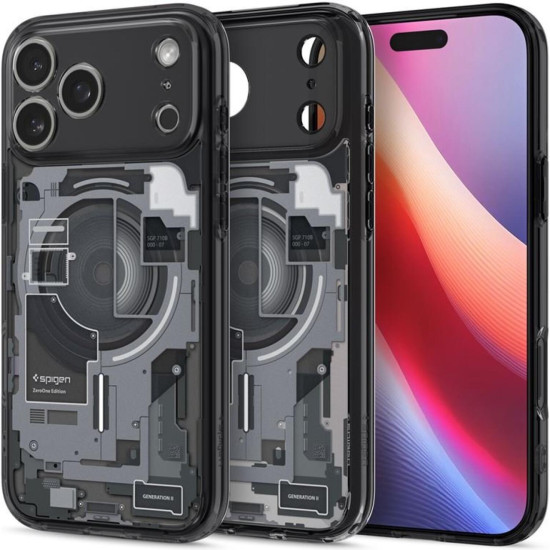 Θήκη iPhone 17 Pro Max Spigen Ultra Hybrid MagFit Ανθεκτική Σκληρή με MagSafe - Zero One Black (ACS10289)