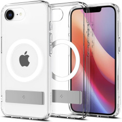 Θήκη iPhone 17e / 16e Spigen Ultra Hybrid S MagFit Σκληρή με MagSafe - Clear / White (ACS09148)