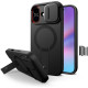 Θήκη iPhone 17 Tech-Protect Kevlar Aura με MagSafe & Κάλυμμα για την Κάμερα - Black (5906302331659)