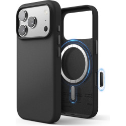 Θήκη iPhone 17 Pro Elago Magnetic Leather από Vegan Δέρμα με MagSafe - Black (ES17MSLE63PRO-BK)