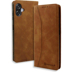 Θήκη Samsung Galaxy A07 4G Bodycell Book Case Πορτοφόλι - Brown (5206015084423)