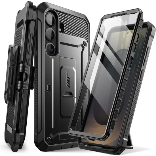 Θήκη Samsung Galaxy S25 FE Supcase Unicorn Beetle Pro Ανθεκτική Full Body 360° με KickStand - Black (843439160156)
