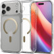 Θήκη iPhone 17 Pro Max Spigen Ultra Hybrid MagFit Ανθεκτική Σκληρή με MagSafe - Clear / Gold (ACS10284)