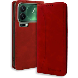 Θήκη Xiaomi 17 Pro Max Bodycell Book Case Πορτοφόλι - Red (5206015084553)