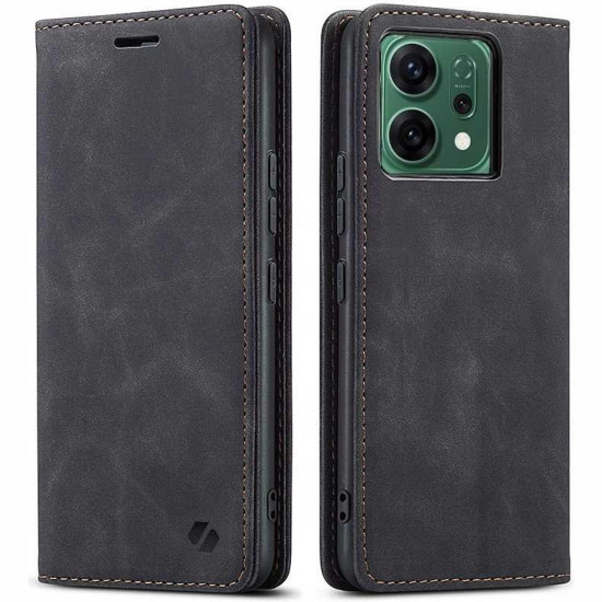 Θήκη Oppo Reno14 Spacecase Wallet Πορτοφόλι - Black (5905719129989)
