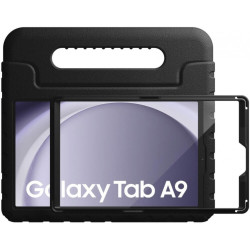 Θήκη Samsung Galaxy Tab A11 / A9 8.7" X133 / X135 / X110 / X115 HappyCase Candy Plus Ανθεκτική Full Body για Παιδιά - Black (8719246442704)