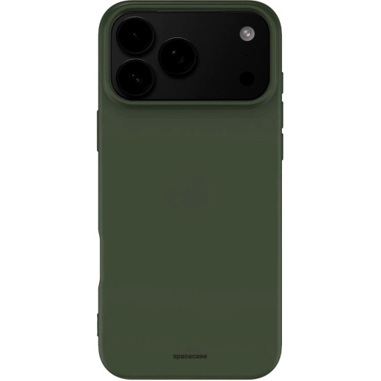 Θήκη iPhone 17 Pro Spacecase Silicone Case Σιλικόνης - Dark Green (5905719131371)