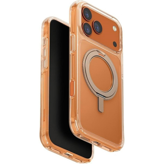 Θήκη iPhone 17 Pro Max Uniq Swivix Ανθεκτική Διάφανη με MagSafe & Περιστρεφόμενο KickStand - Taupe Gold (UNIQ-IP6.9P(2025)-SWVTGLD)