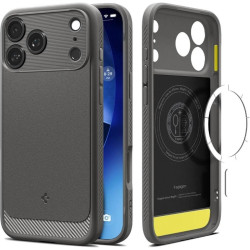 Θήκη iPhone 17 Pro Spigen Rugged Armor MagFit Ανθεκτική με MagSafe - Gray (ACS10330)