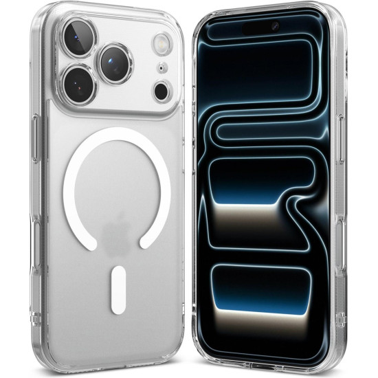 Θήκη iPhone 17 Pro Ringke Fusion Magnetic Ανθεκτική με MagSafe - Matte Clear (8800328810808)