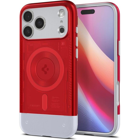 Θήκη iPhone 17 Pro Max Spigen Classic C1 MagFit Ανθεκτική Σκληρή με MagSafe - Ruby (ACS10295)