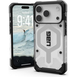 Θήκη iPhone 17 Pro UAG Pathfinder Clear Ανθεκτική με MagSafe - Ice / Silver (114551114333)