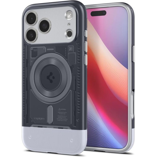 Θήκη iPhone 17 Pro Spigen Classic C1 MagFit Ανθεκτική Σκληρή με MagSafe - Graphite (ACS10357)