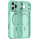 Θήκη iPhone 17 Pro Max Techsuit HaloFrost II MagSafe Σκληρή Ημιδιάφανη με MagSafe - Mint Green (5949419325753)