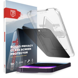 Tempered Glass iPhone 15 Pro Rosso Privacy Full Face Αντιχαρακτικό Γυαλί Προστασίας Απορρήτου Οθόνης - Black (8719246426667)