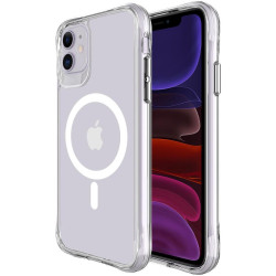 Θήκη iPhone 11 Buddi Core Σκληρή Διάφανη με MagSafe - Clear (8719246493621)