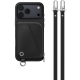 Θήκη iPhone 17 Pro Max MagEasy Pouch με Ενσωματωμένο Πορτοφόλι & Αποσπώμενο Λουράκι Λαιμού - Black (MPH17M396BK25)