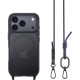 Θήκη iPhone 17 Pro MagEasy Roam M Ανθεκτική Διάφανη με MagSafe & Αποσπώμενο Λουράκι Λαιμού - Midnight / Riverside Blue (MPH17P165MR25)