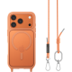 Θήκη iPhone 17 Pro MagEasy Roam M Ανθεκτική Διάφανη με MagSafe & Αποσπώμενο Λουράκι Λαιμού - Coral (MPH17P165CL25)