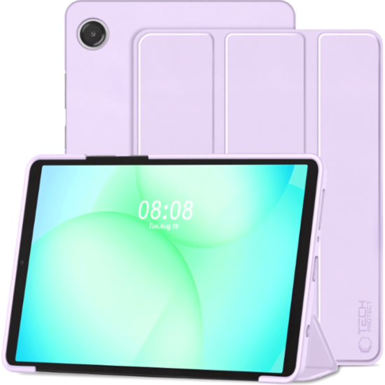 Θήκη Samsung Galaxy Tab A11 / A9 8.7" X133 / X135 / X110 / X115 Tech-Protect Smartcase Flip - Violet (5906302334933)