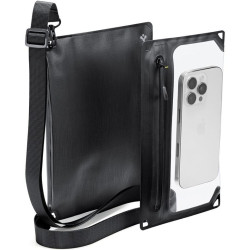 Universal Αδιάβροχη Θήκη Spigen A640 Aqua Shield για Κινητά / Smartphones έως 6.9'' IPX8 με Αποσπώμενη Τσάντα 'Ωμου / Χιαστί - Black (AMP09746)