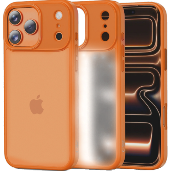 Θήκη iPhone 17 Pro Tech-Protect MagMat Σκληρή Ημιδιάφανη - Matte Cosmic Orange (5906302333967)