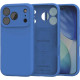 Θήκη iPhone 17 Pro Max Spacecase Silicone Mag Case Σιλικόνης με MagSafe - Blue (5905719132231)