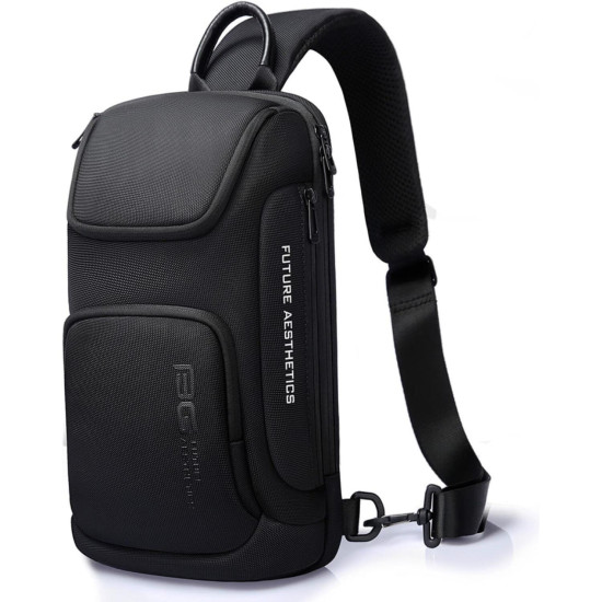 Ανδρικό Τσαντάκι Bange 7565 Ώμου / Χιαστί Crossbody 6.5L - Black