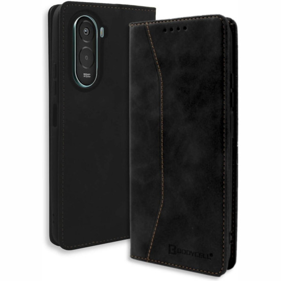 Θήκη Xiaomi Poco M7 4G Bodycell Book Case Πορτοφόλι - Black (5206015083310)