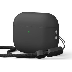 Θήκη AirPods Pro 3rd Gen Elago Liquid Hybrid Strap Case Σκληρή - Black (EAPP3RH-STRAP-BK)