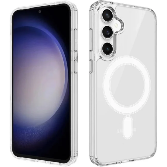 Θήκη Samsung Galaxy S24 FE Bodycell Clear Case Διάφανη Σκληρή με MagSafe - Clear (5206015083587)