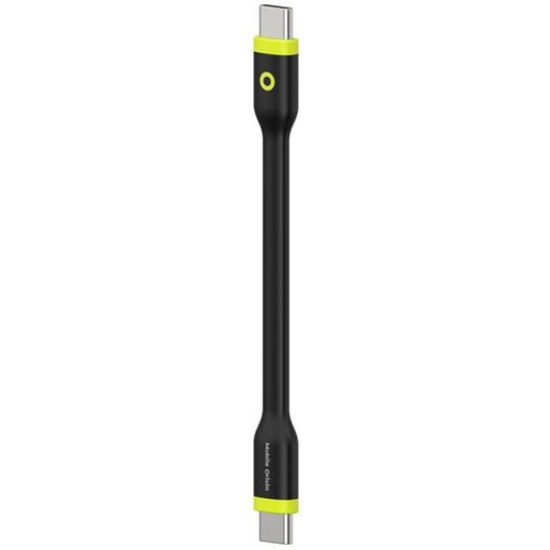 Καλώδιο Type-C Mobile Origin Compact Cable σε Type-C για Φόρτιση & Μεταφορά Δεδομένων 10cm 60W - Black (COMC-USBC-BLK)