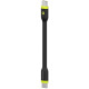 Καλώδιο Type-C Mobile Origin Compact Cable σε Type-C για Φόρτιση & Μεταφορά Δεδομένων 10cm 60W - Black (COMC-USBC-BLK)