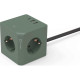 Πολύπριζο Allocacoc PowerCube Magnet Dock USB με 3 Υποδοχές 3680W / Μαγνητική Βάση & Καλώδιο 150cm 2 x USB-A / 1 x Type-C 45W - Green (11468/DEMD45)