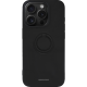Θήκη iPhone 14 Pro Spacecase Silicone Ring Σιλικόνης με Μεταλλικό Μαγνητικό Ring Holder - Black (5905719013530)