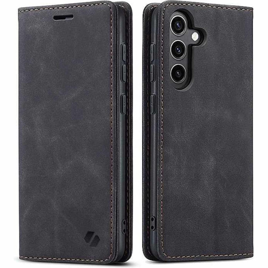 Θήκη Samsung Galaxy S25 FE Spacecase Wallet Πορτοφόλι - Black (5905719132729)