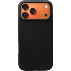 Θήκη iPhone 17 Pro Max Rosso Elite Back Cover Δερμάτινη με MagSafe - Black (8719246484599)